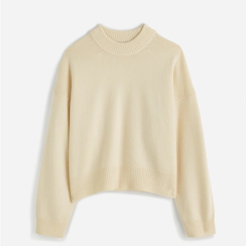 Madewell SoftWool Boxy Crewneck Sweater